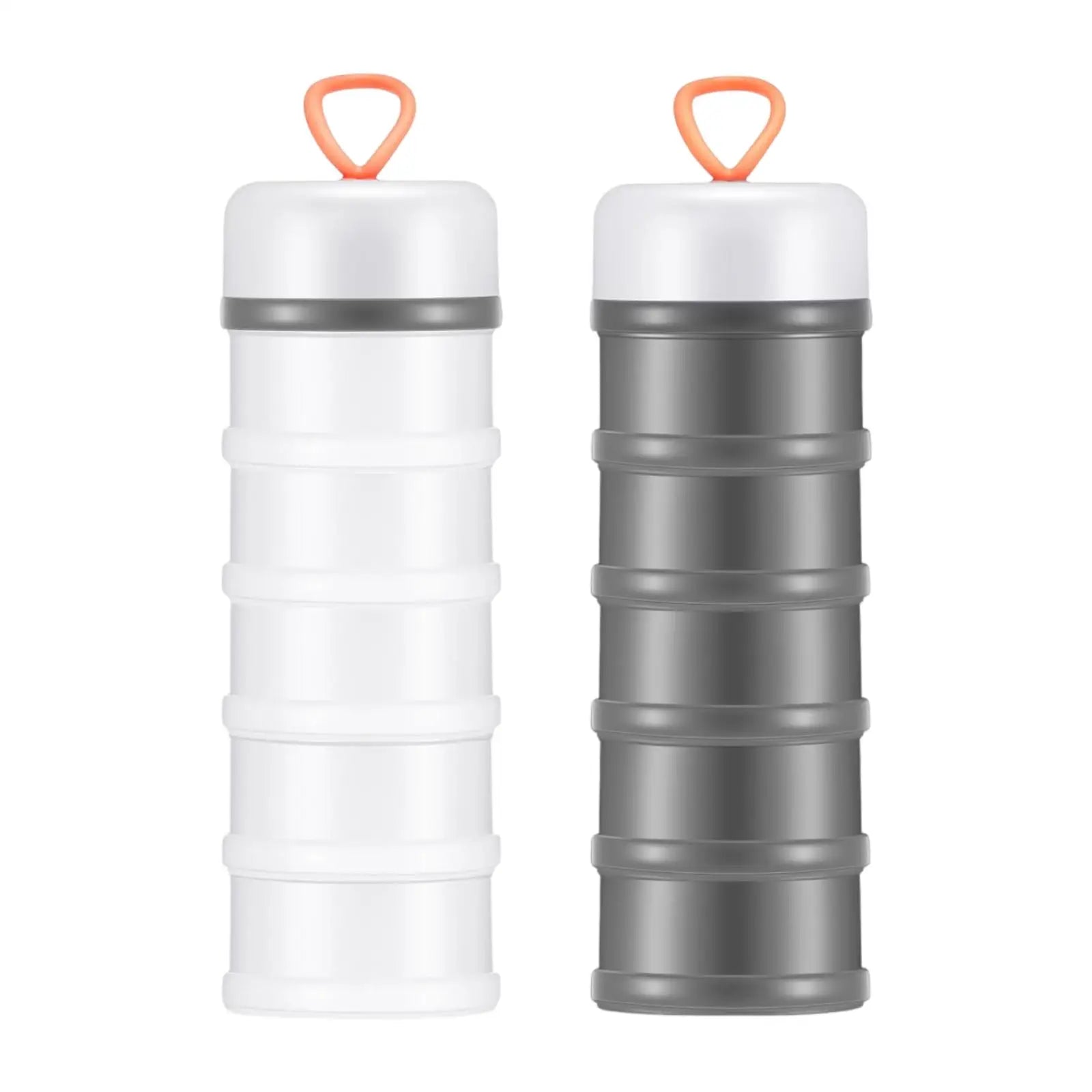 Portable 5-Layer Protein Powder Box Fitness Powder Packing Box Independent Layered Fitness Powder Box Food Storage Containers