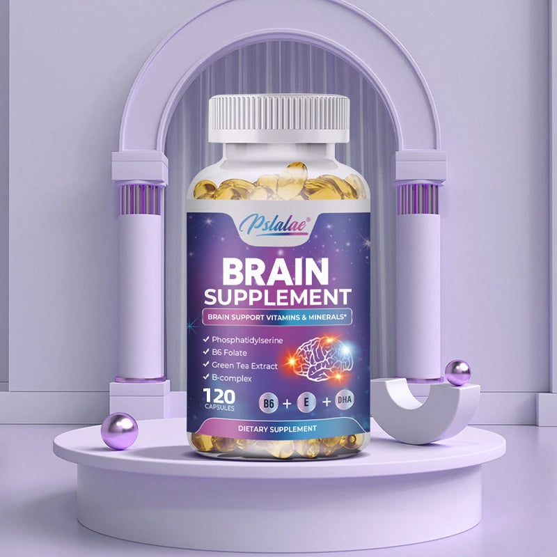 Brain Supplement - Supports Brain Health, Cognitive Function, Improves Mental Clarity, and Boosts Memory and Concentration