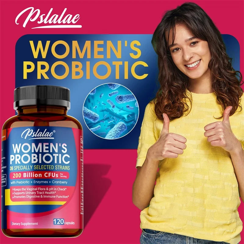 Probiotics for Women - with Prebiotics, Enzymes &amp; Cranberry, Vaginal Health, Urinary Tract Support, Improved Digestion