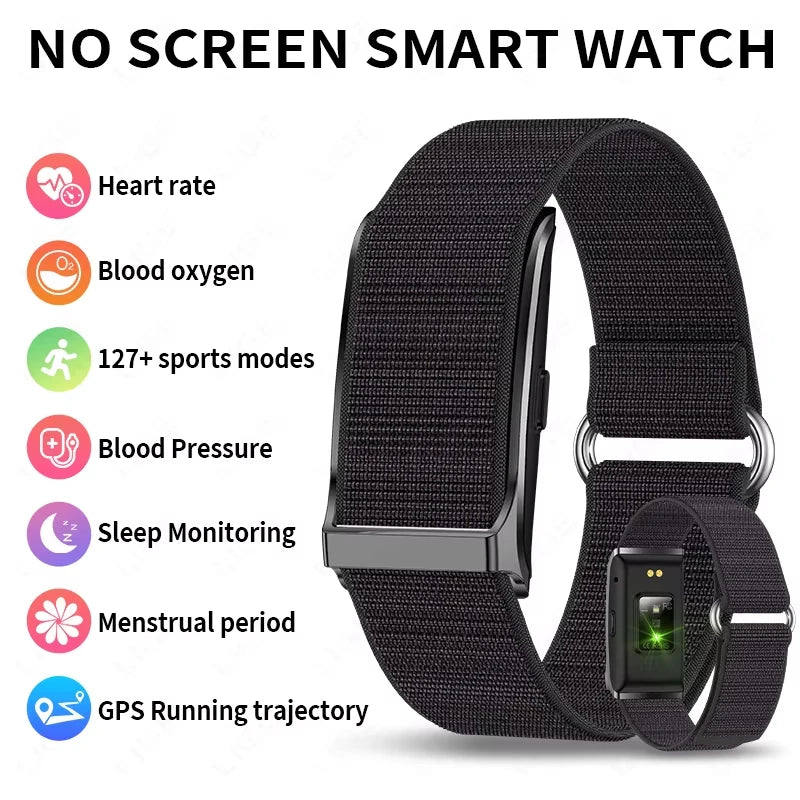 NO Screen Smart Watch Men Women Heart Rate Blood Pressure Monitor Pedometer Waterproof Sports Bracelet Fitness Tracker Smartband