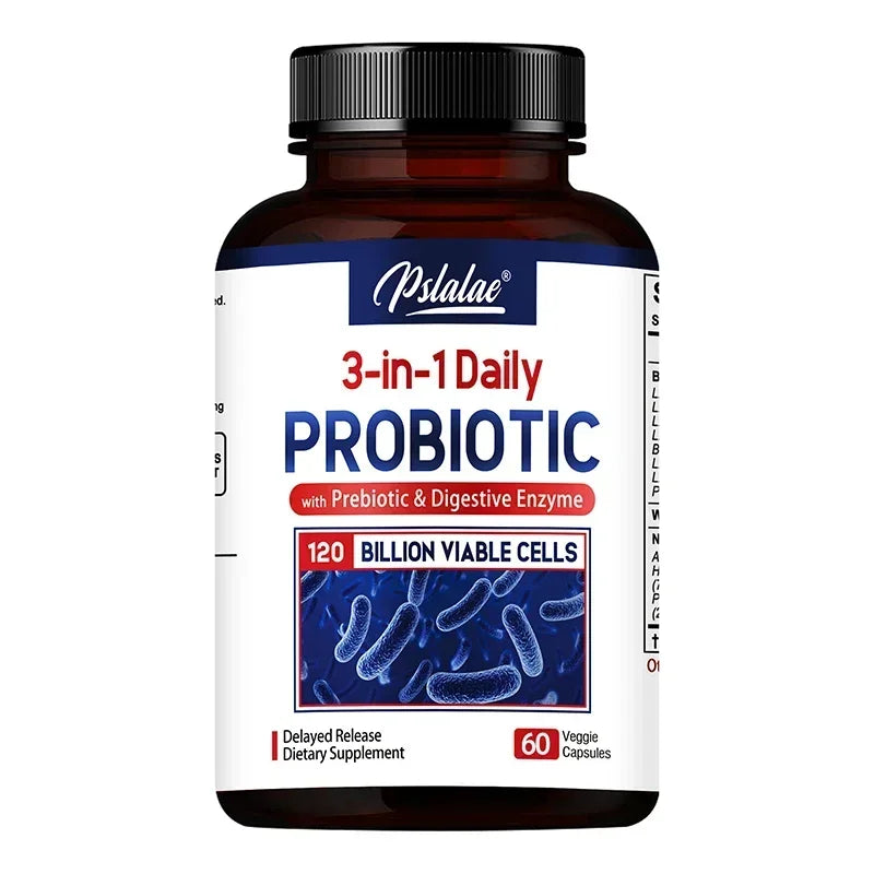 Probiotics + Prebiotics + Digestive Enzymes - Promotes Healthy Digestion, Relieves Bloating, for Gut Health