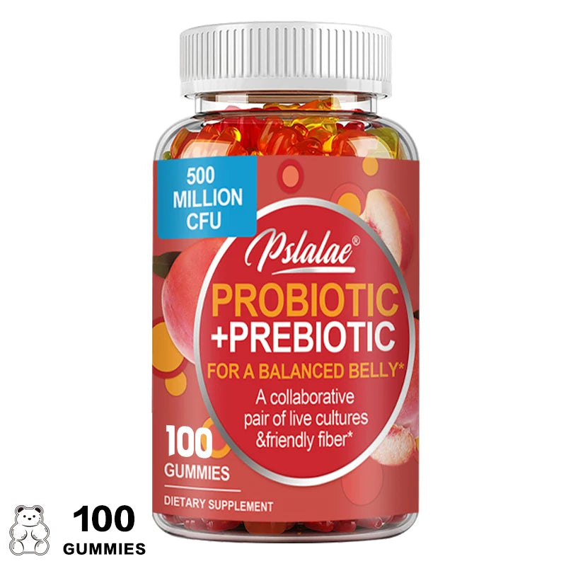Probiotic + Prebiotic Gummies - Promote Digestive Health and Relieve Bloating