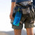 Foldable Water Bottles Flexible Reusable Travel Water Bottle Plastic Water Pouch Soft Flask Water Bag With Carabiner Clip
