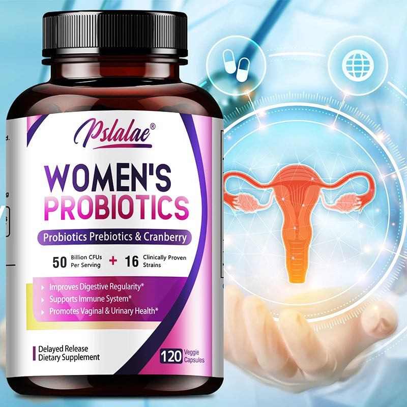 Women’s Probiotic - Digestive, Immune, Vaginal and Urinary Health, Relieves Bloating, Detoxify, Regulate Intestinal Flora