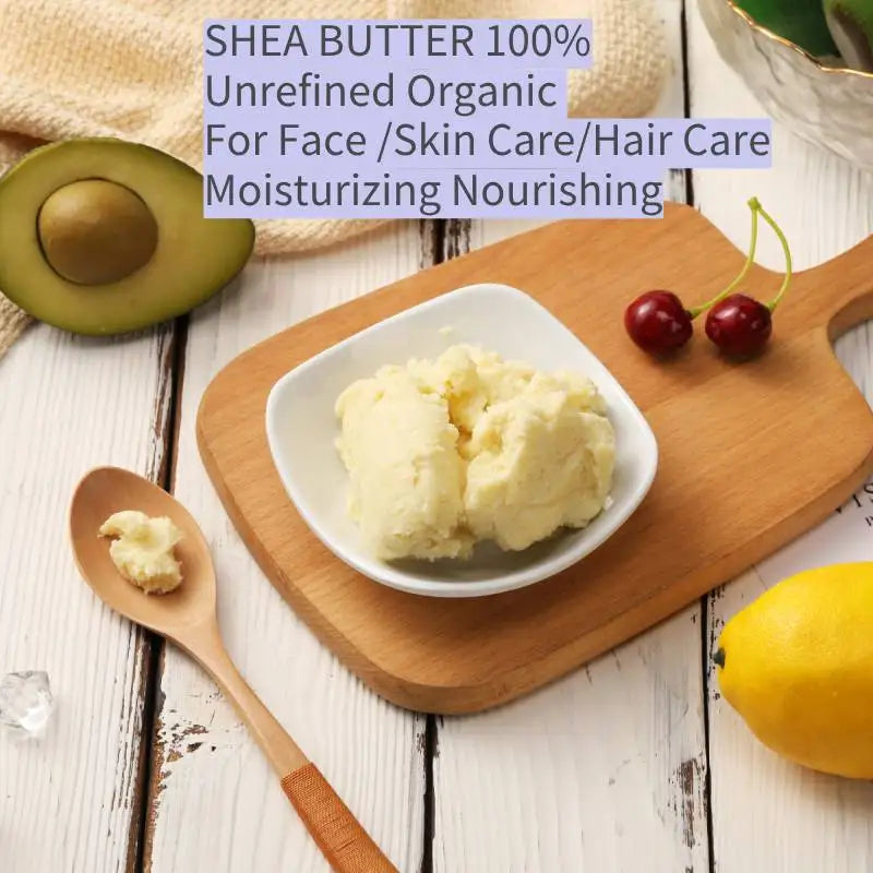 Dimollaure Shea Butter Oil Organic Unrefined 100g, Moisturizing Nourishing Softening Body Oil Skin Streaming Products