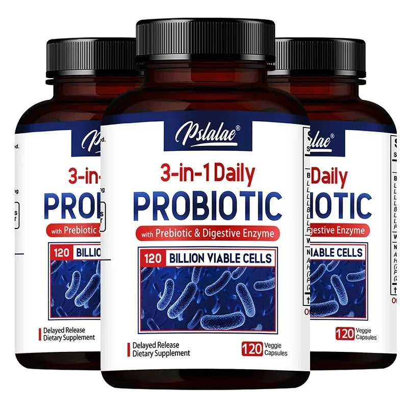 Probiotics + Prebiotics + Digestive Enzymes - Promotes Healthy Digestion, Relieves Bloating, for Gut Health