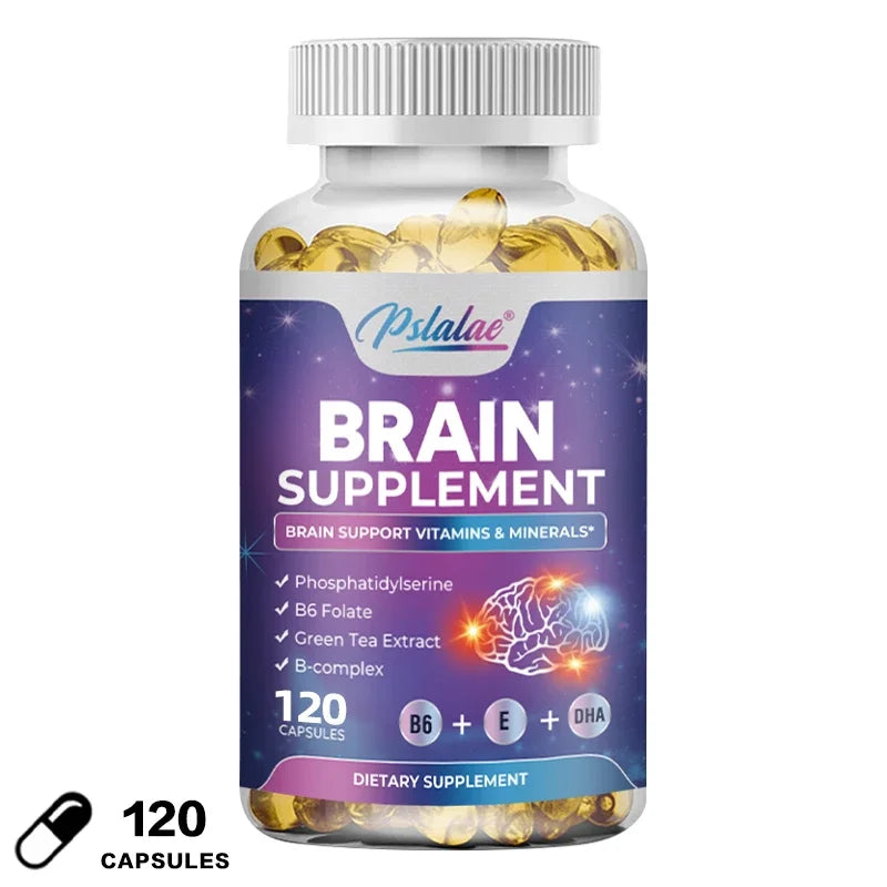 Brain Supplement - Supports Brain Health, Cognitive Function, Improves Mental Clarity, and Boosts Memory and Concentration