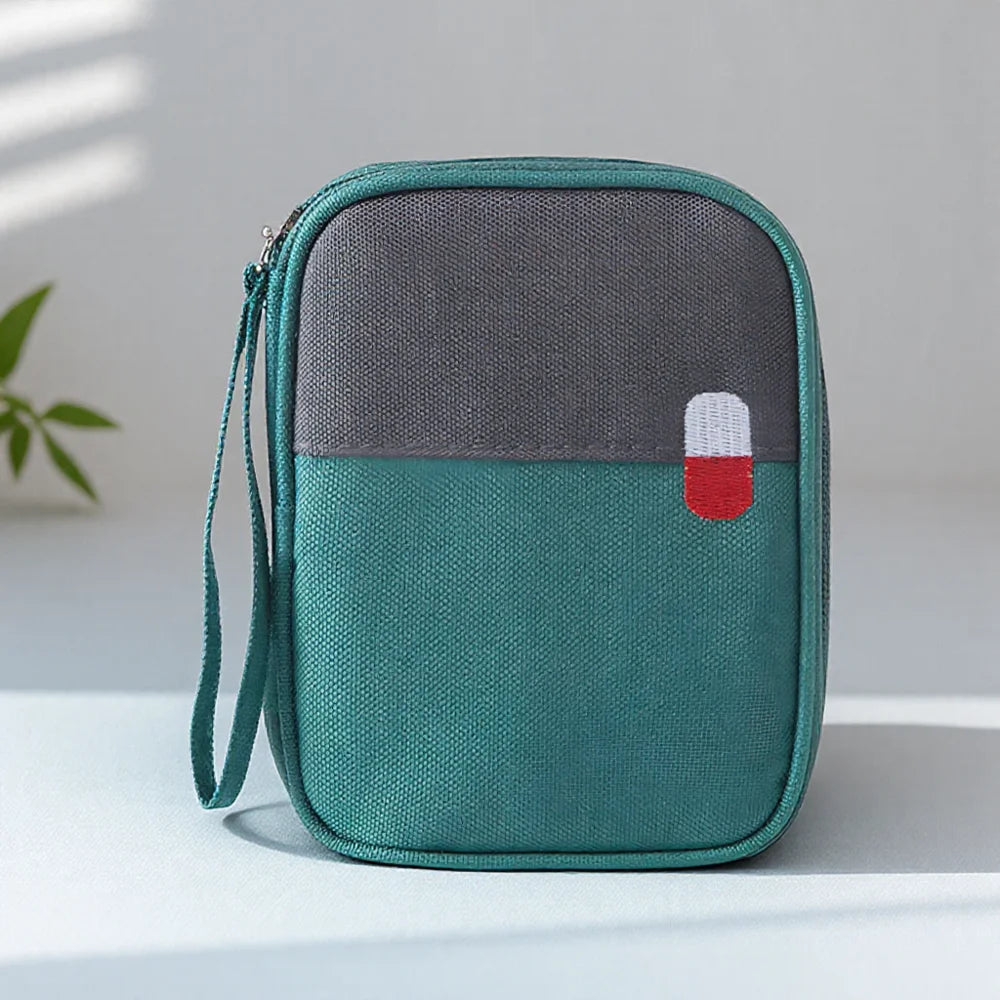 Portable First Aid Kit Compact Medical Storage Box for Travel Home Camping and Outdoor Use Health Care Supplies