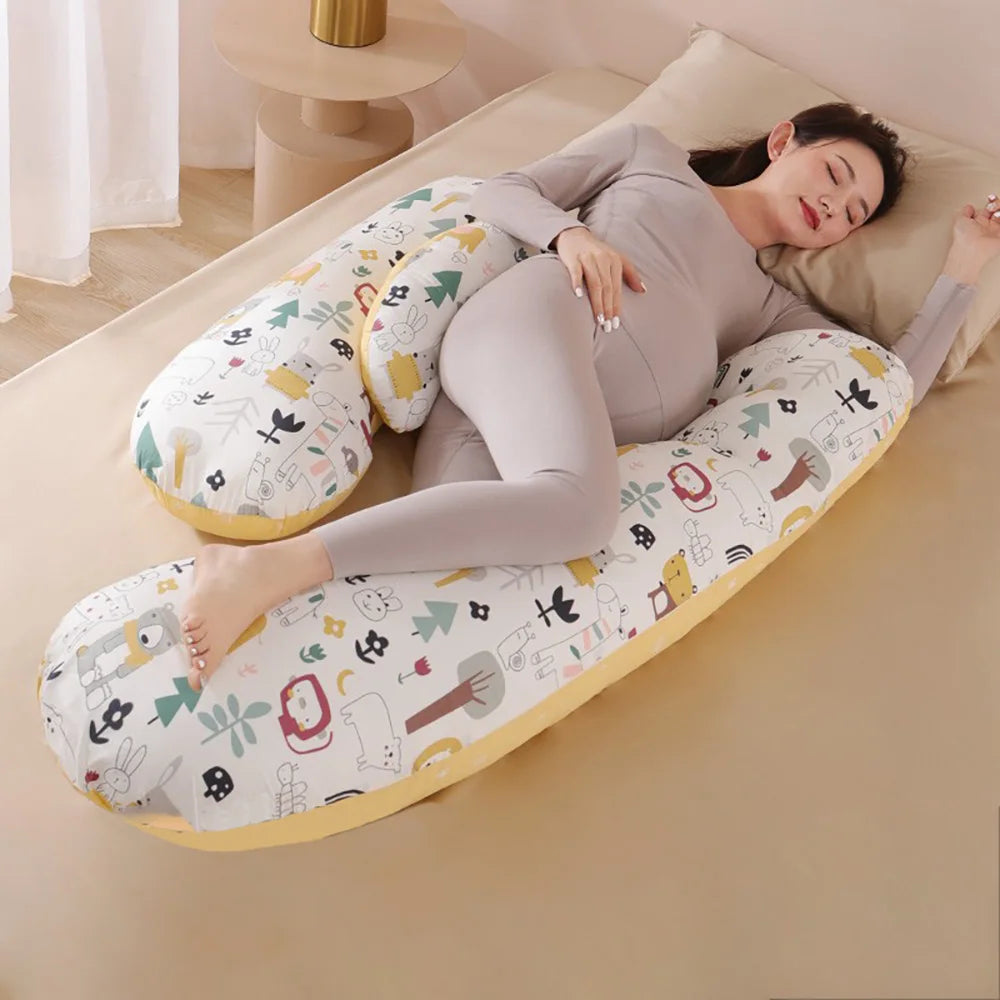 Pregnancy Pillows With Detachable Pillowcases Pillows For Pregnant Women Maternity Sleeping Body Holder Support Lumbar Pillow