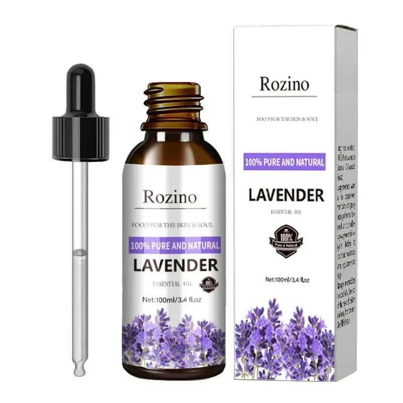 100ml Lavender Plant Essential Oil SPA Moisturizing Comfortable Calming Nourishing and Moisturizing Massage Essence No Additive