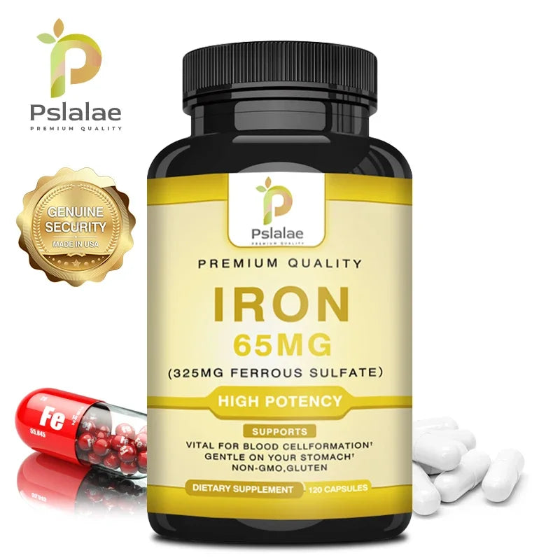 Iron Supplement 65 Mg (325 Mg Ferrous Sulfate) - Dietary Supplement To Support Red Blood Cells