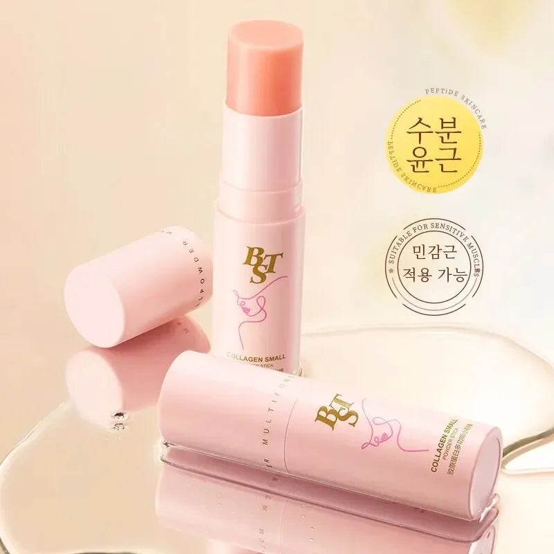 Collagen Multifunctional Powder Stick Moisturizes Moisturizes Wrinkles Tightens and Removes Neck Wrinkles Glow Youthful Radiant