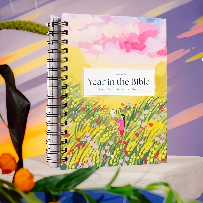 52 Week Women's Study Guide, One Year Study Manual, Spiritual Growth, Daily Devotional, English, Adult Study Books