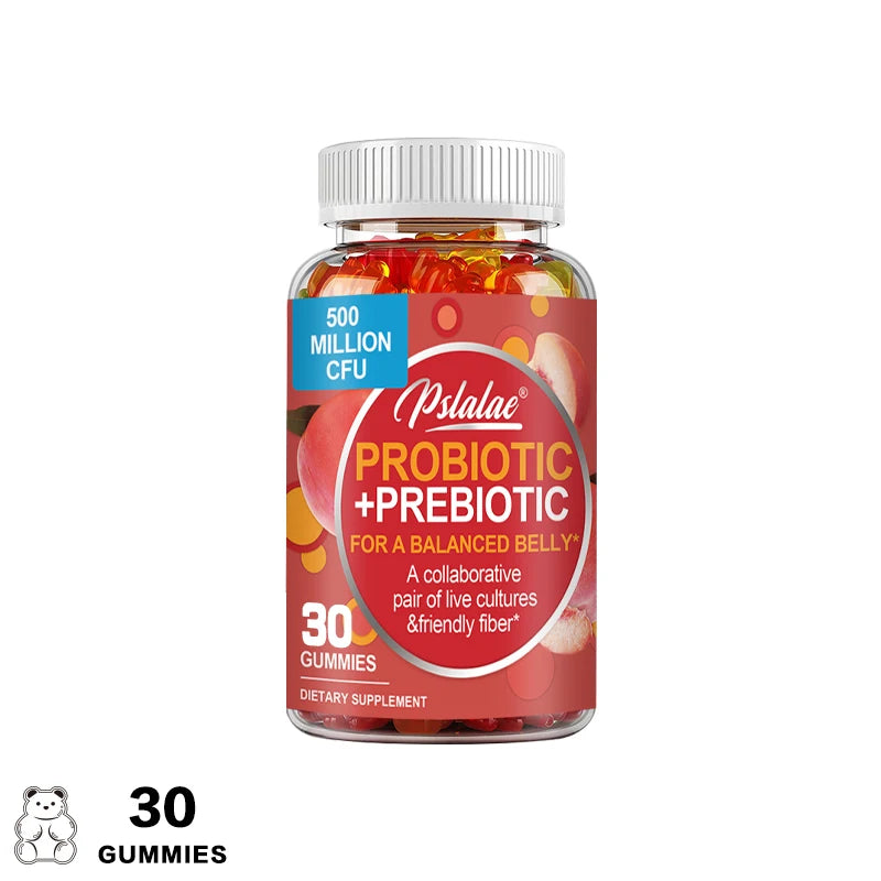 Probiotic + Prebiotic Gummies - Promote Digestive Health and Relieve Bloating