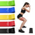 Exercise Bands Resistance Bands Set With 5 Resistance Levels Skin-Friendly for Indoor Fitness Leg Strength Training Gym Yoga ﻿