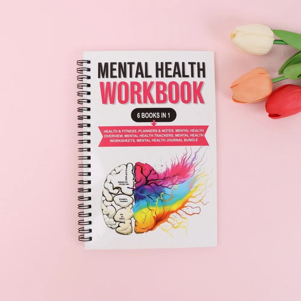 Adult Mental Health 6-in-1 Self-care Diaries Cognitive Behavior Exercises Relaxation Techniques And Daily Health Plans Book