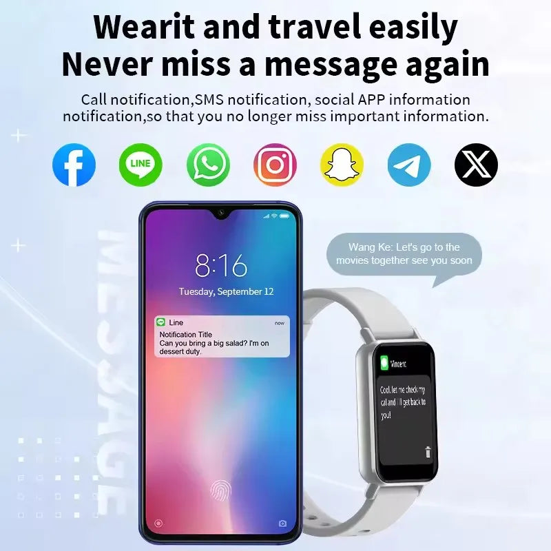 2025 New Watch 5 Men Smart Watch 100+Sports Mode Track Bluetooth Call Heart rate Waterproof Sport Fitness Smart bracelet Women