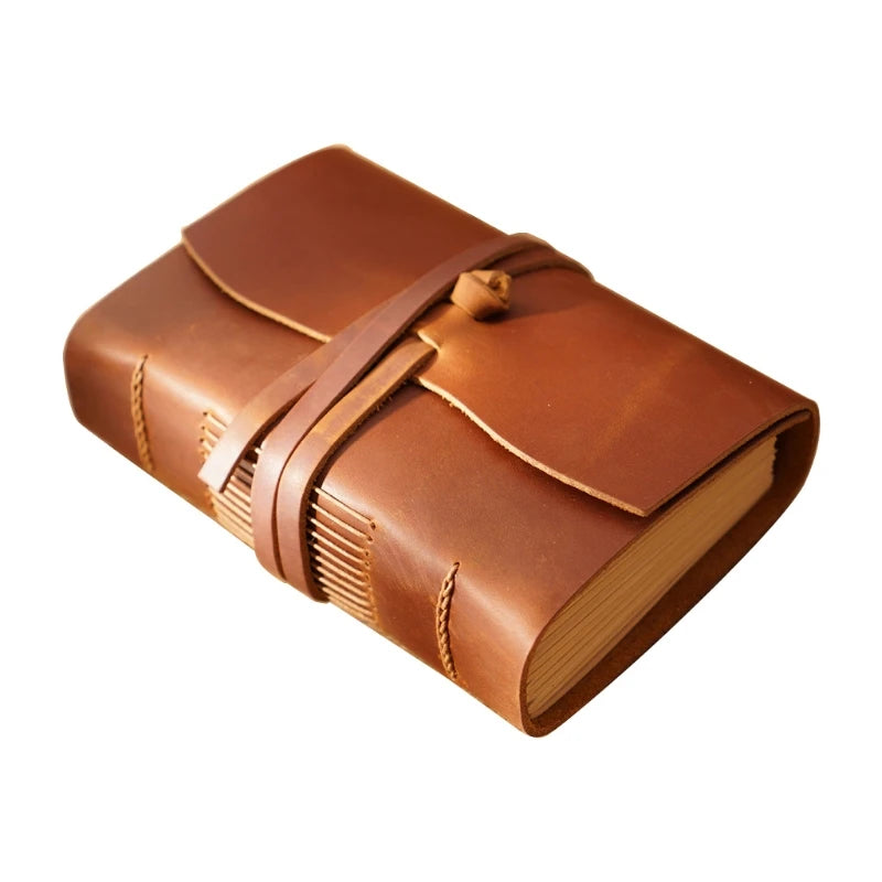 Retro Travel Journal Writing Notebook Diary Leather Bound Notepad Handmade Sketchbook Gift for students Adults Teachers