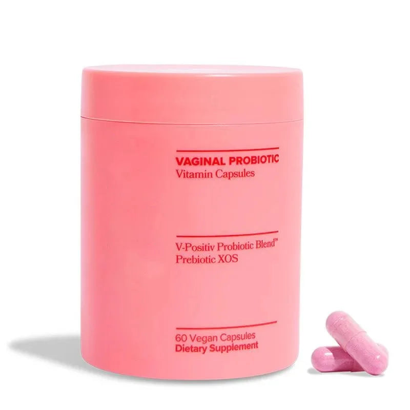 Vaginal Probiotic Vitamin Tablets pH Balance Vaginal Health Supplement for Women Vaginal Odor and Vaginal Flora - 60 Capsules