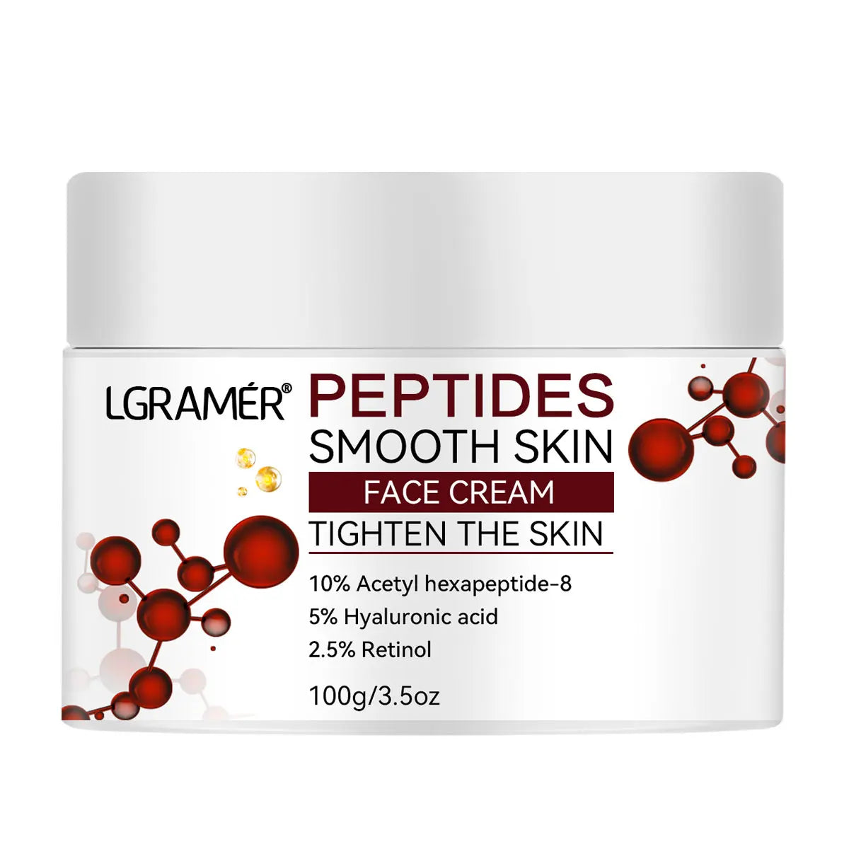 Advanced Peptide Facial Lifting Cream Lightens Fine Lines Firms Skin and Skincare for Younger Firmer and Smoother Skin
