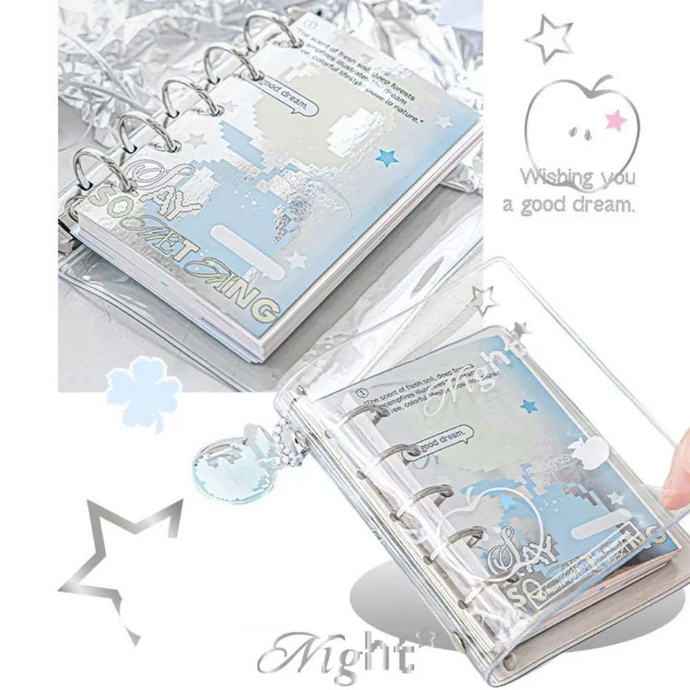 Stationery Hand Ledger M5 Pocket Binder Notebook Mini Twill Loose-leaf Notebook Binder Diary Hand Account Book School