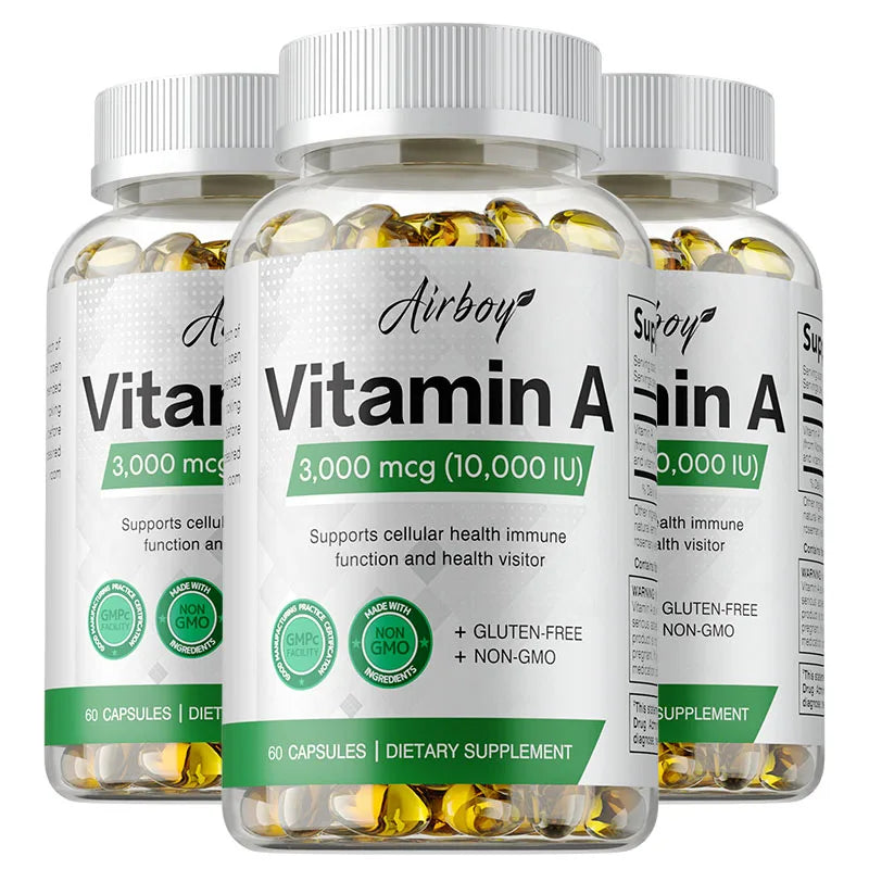Vitamin A - Supports Healthy Skin &amp; Eyes ,Antioxidant Activity and Immune System &amp; Reproductive Function