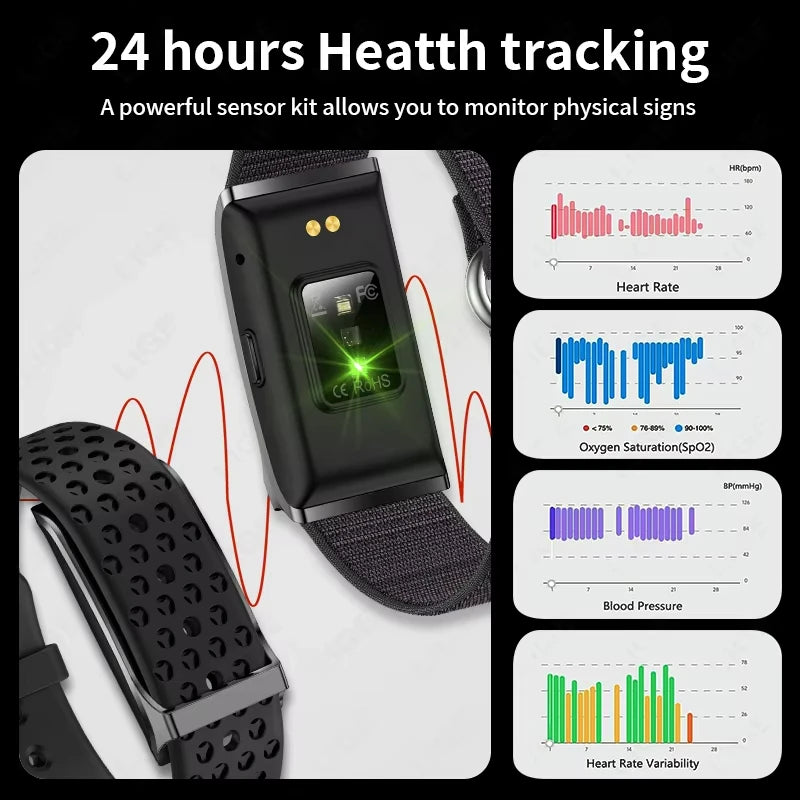 NO Screen Smart Watch Men Women Heart Rate Blood Pressure Monitor Pedometer Waterproof Sports Bracelet Fitness Tracker Smartband