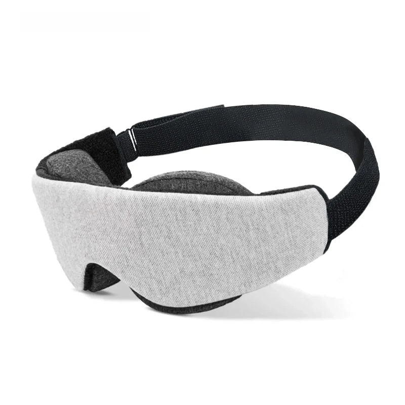 3D Contoured Sleep Mask, Blackout Blinder Eye Mask with Adjustable Pressure &amp; Breathable Fabric, Meditation &amp; Insomnia Relief