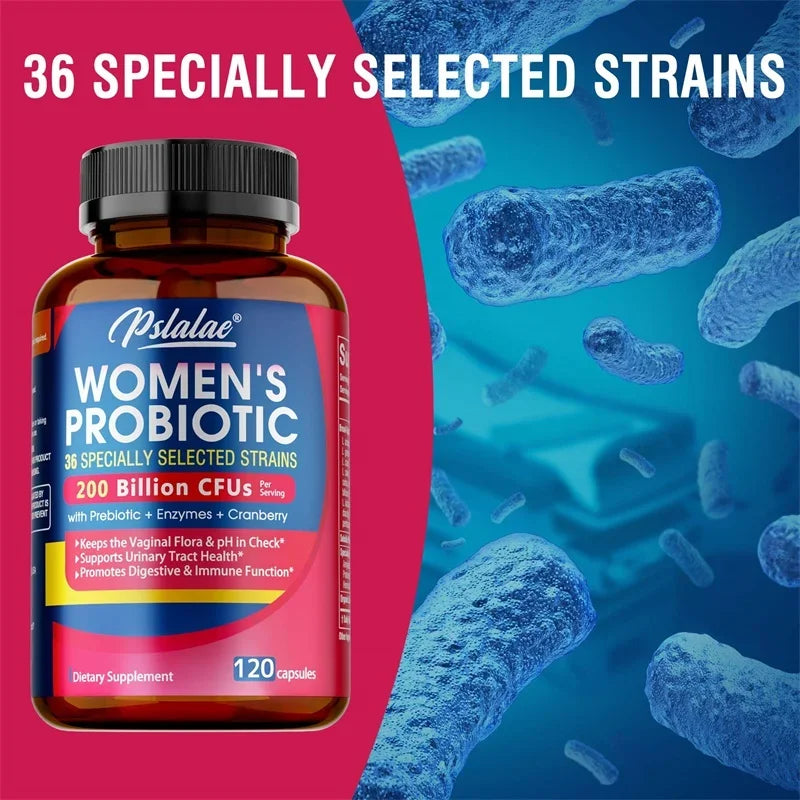 Probiotics Women - Supports Intestinal Health, Improves Digestion, Helps with Weight Loss, and Balances Gut Bacteria