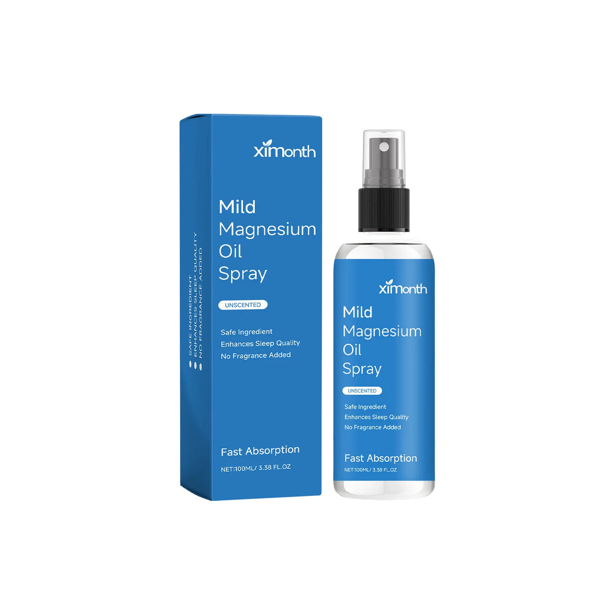 Organic Magnesium Oil Spray Promote Calm Better Sleep Relaxation Nourishing Smoothing Soften Relieve Muscle Body Care Best Gifts