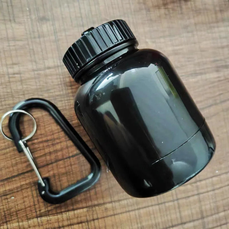 Mini Portable Protein Powder Milk Food Storage Multifunctional Bottle with Key Chain