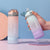 600ml Water Bottles Fashion Water Bottle with Straw BPA Free Portable Outdoor Sport Cute Drinking Plastic Bottles Eco-Friendly