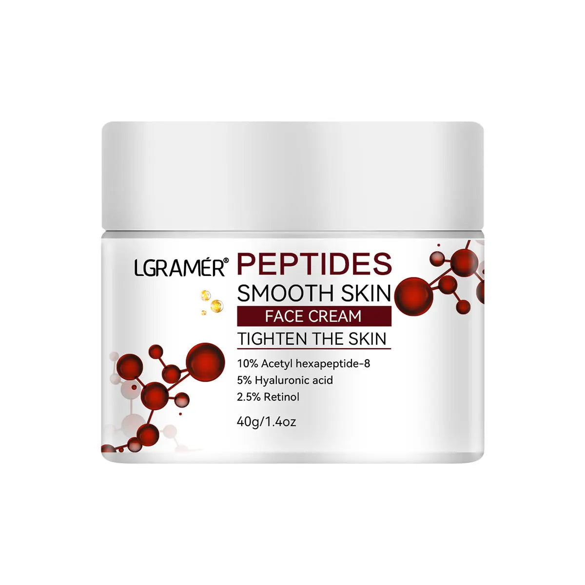 Advanced Peptide Facial Lifting Cream Lightens Fine Lines Firms Skin and Skincare for Younger Firmer and Smoother Skin