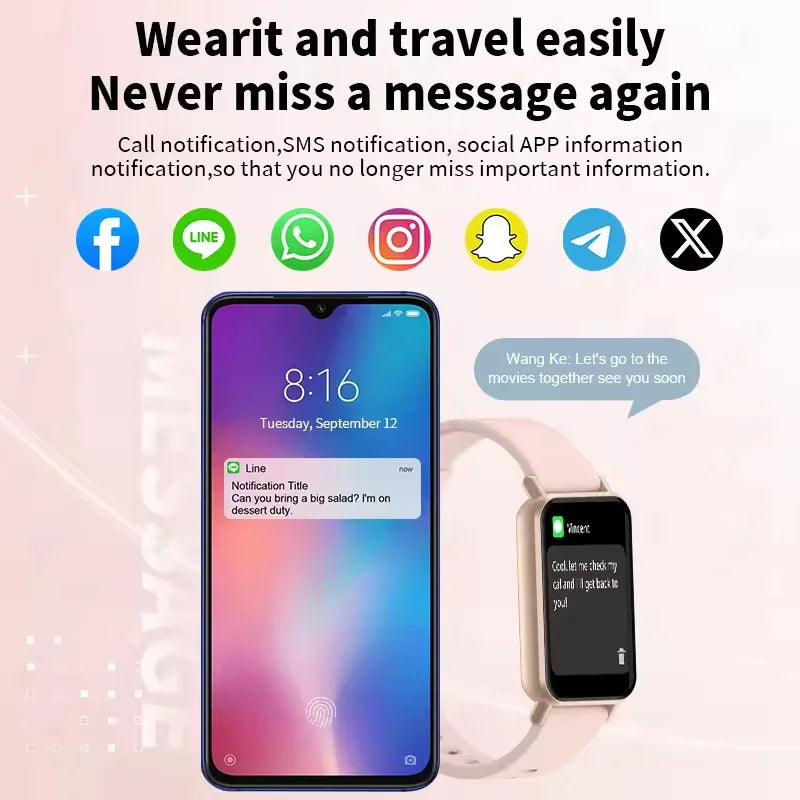 2025 New Watch 5 Men Smart Watch 100+Sports Mode Track Bluetooth Call Heart rate Waterproof Sport Fitness Smart bracelet Women