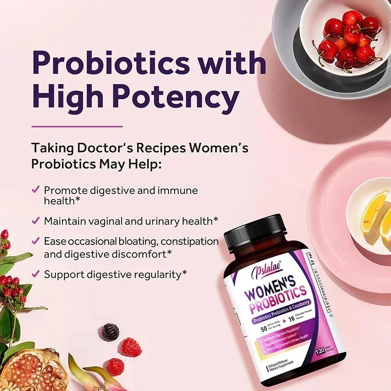 Women’s Probiotic - Digestive, Immune, Vaginal and Urinary Health, Relieves Bloating, Detoxify, Regulate Intestinal Flora