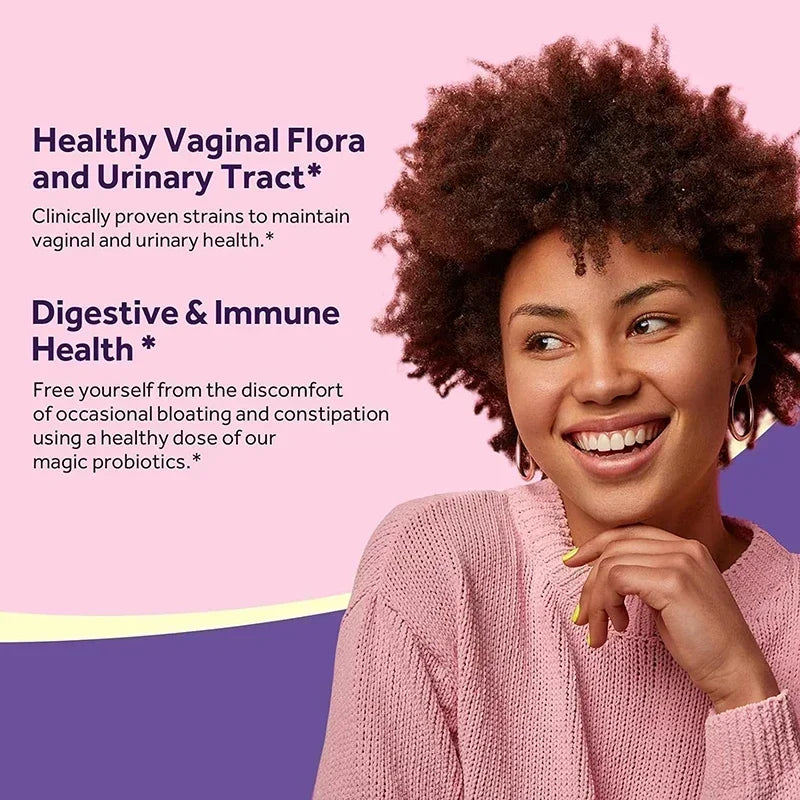 Women’s Probiotic - Digestive, Immune, Vaginal and Urinary Health, Relieves Bloating, Detoxify, Regulate Intestinal Flora