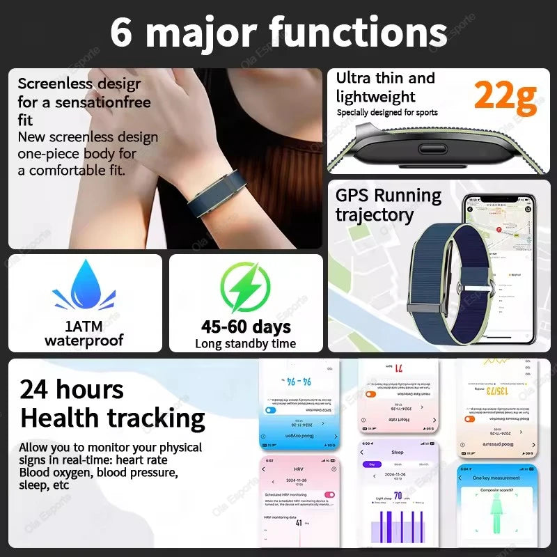 New Sport Fitness Tracker Smart Bracelet Heart Rate Blood Pressure Monitor Pedometer Call Reminder Smartwatch Band for Men Women