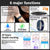 New Sport Fitness Tracker Smart Bracelet Heart Rate Blood Pressure Monitor Pedometer Call Reminder Smartwatch Band for Men Women