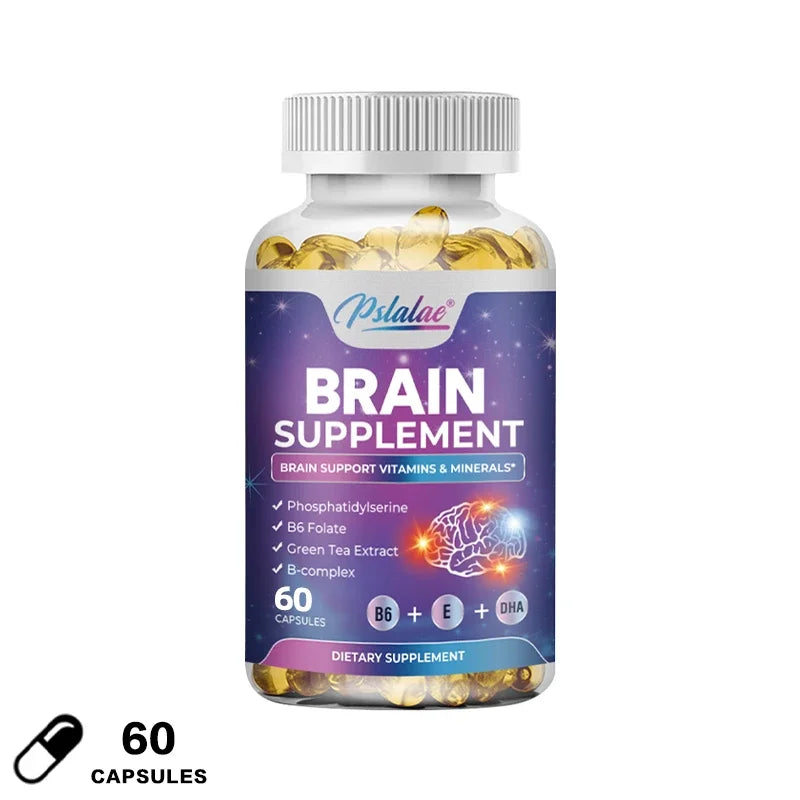 Brain Supplement - Supports Brain Health, Cognitive Function, Improves Mental Clarity, and Boosts Memory and Concentration