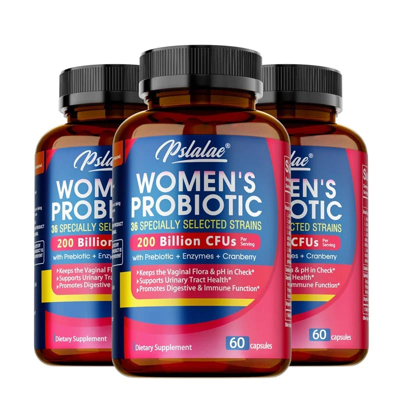 Probiotics for Women - with Prebiotics, Enzymes &amp; Cranberry, Vaginal Health, Urinary Tract Support, Improved Digestion