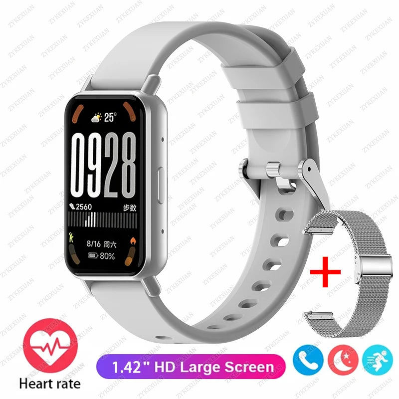 2025 New Watch 5 Men Smart Watch 100+Sports Mode Track Bluetooth Call Heart rate Waterproof Sport Fitness Smart bracelet Women