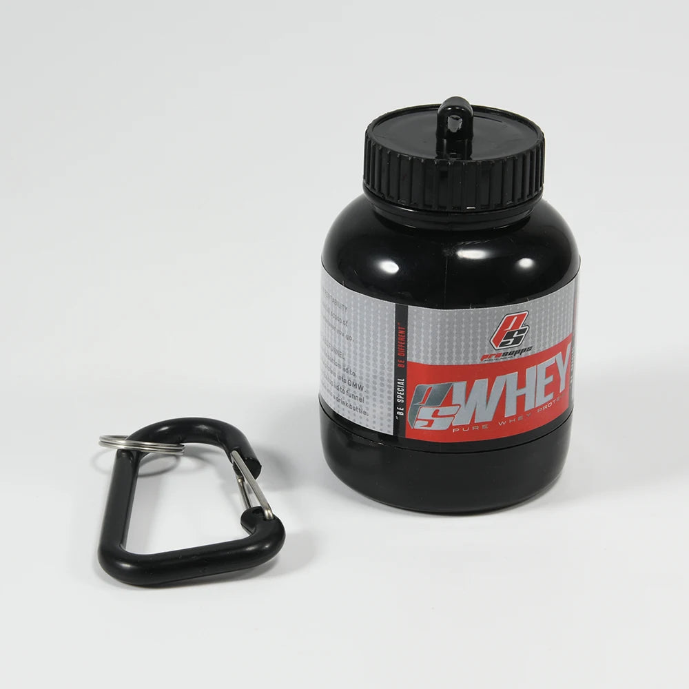 Mini Portable Protein Powder Milk Food Storage Multifunctional Bottle with Key Chain