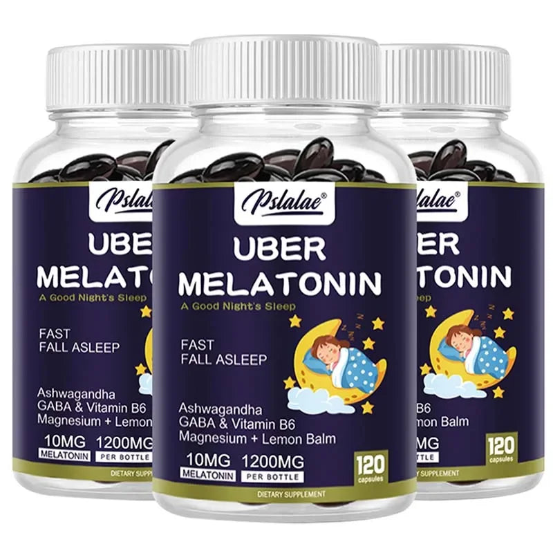 Melatonin Capsules - Support Nervous System and Brain Health, Improve Sleep Quality, Promote Relaxation, and Enhance Immunity