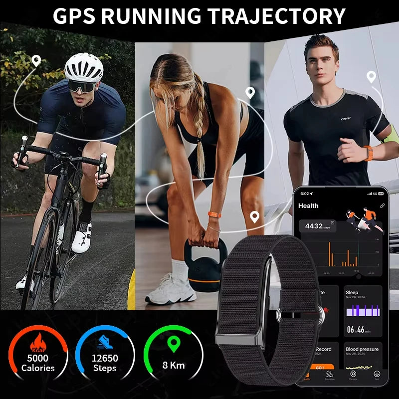 NO Screen Smart Watch Men Women Heart Rate Blood Pressure Monitor Pedometer Waterproof Sports Bracelet Fitness Tracker Smartband