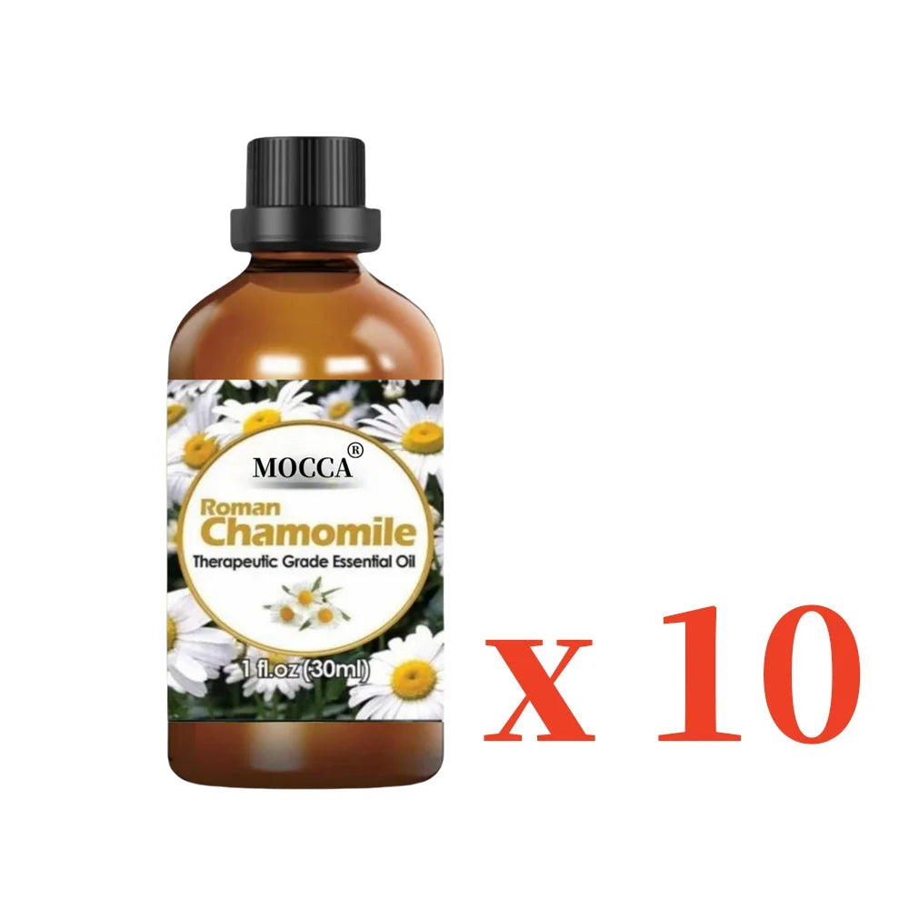 MOCCA Roman Chamomile Essential Oil (100% PURE &amp; NATURAL - UNDILUTED) Therapeutic Grade - Huge 1oz.