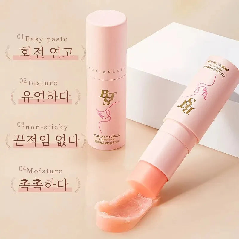 Collagen Multifunctional Powder Stick Moisturizes Moisturizes Wrinkles Tightens and Removes Neck Wrinkles Glow Youthful Radiant