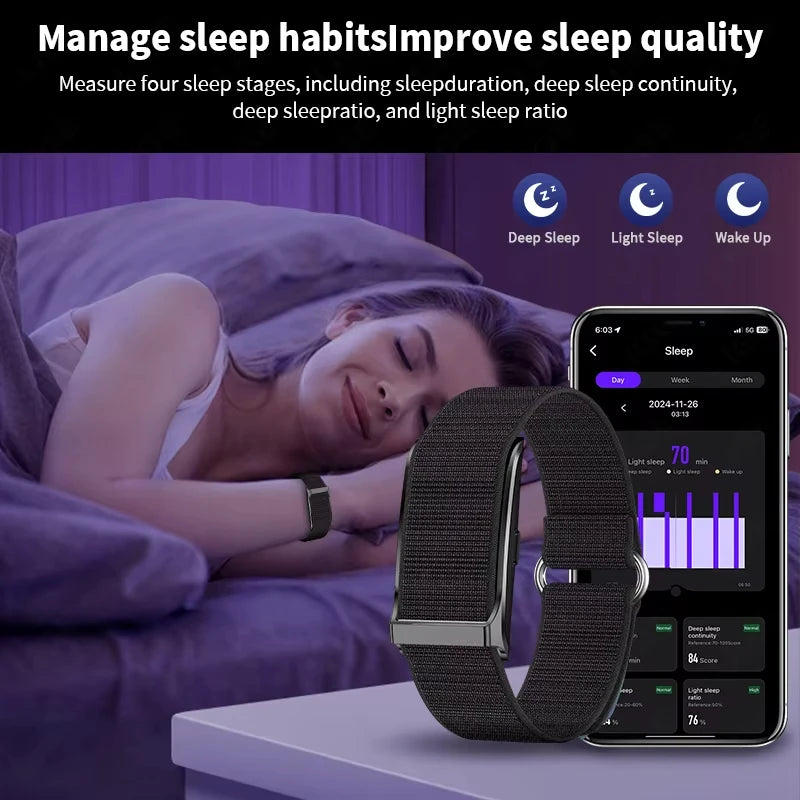 NO Screen Smart Watch Men Women Heart Rate Blood Pressure Monitor Pedometer Waterproof Sports Bracelet Fitness Tracker Smartband