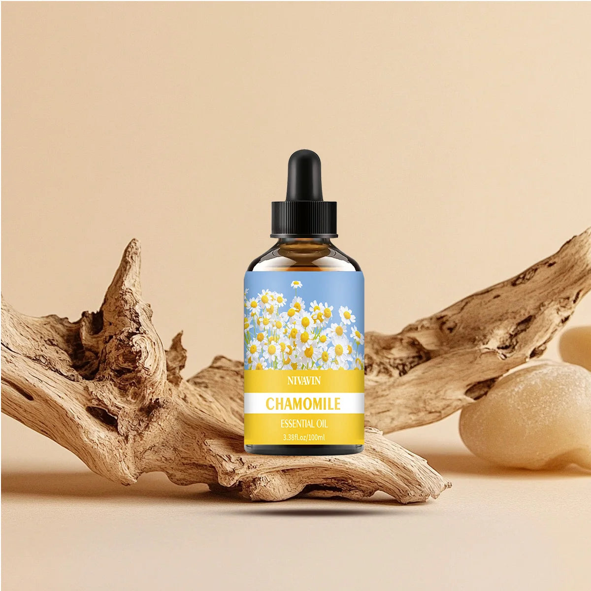 30ml/60ml/100ml chamomile essential oil is suitable for facial hydration, moisturizing, hair care, skin care, and perfume making