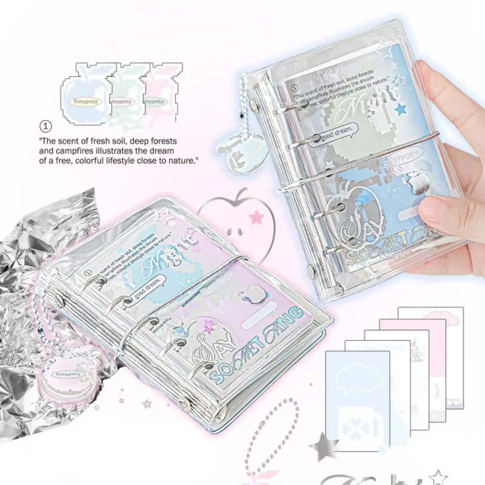 Stationery Hand Ledger M5 Pocket Binder Notebook Mini Twill Loose-leaf Notebook Binder Diary Hand Account Book School