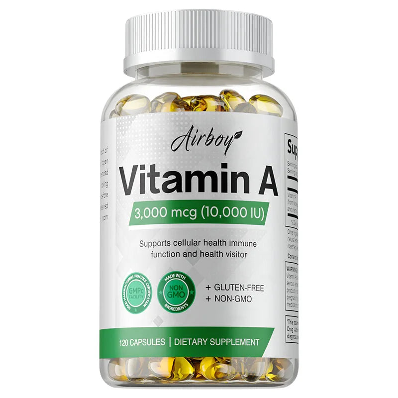 Vitamin A - Supports Healthy Skin &amp; Eyes ,Antioxidant Activity and Immune System &amp; Reproductive Function